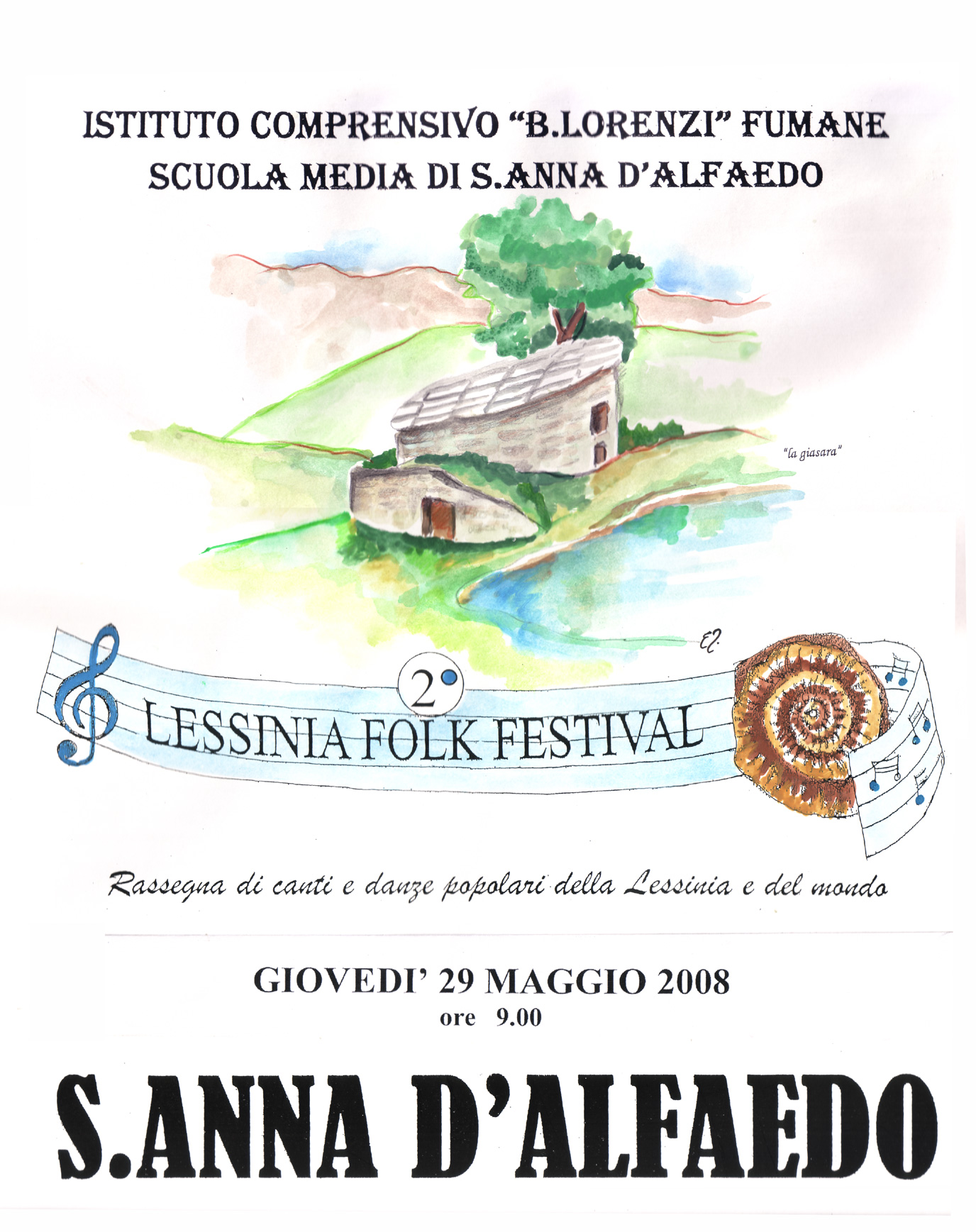 Locandina Lessinia Folk festival